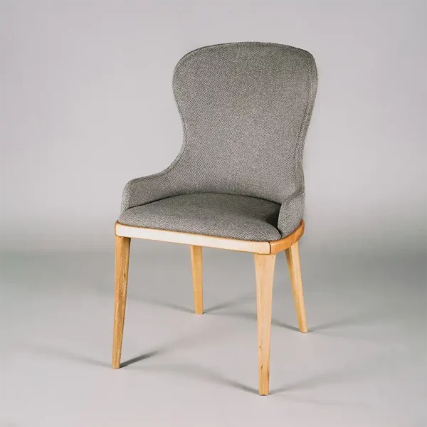 Green Fabric Dining Chair - Image 3