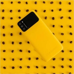 Yellow Flagship Mobile Phone