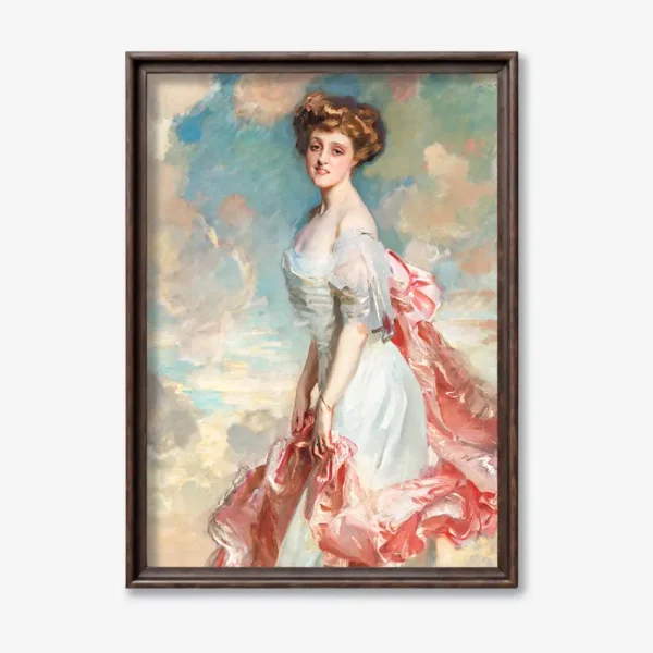 Elegant Lady in Dress
