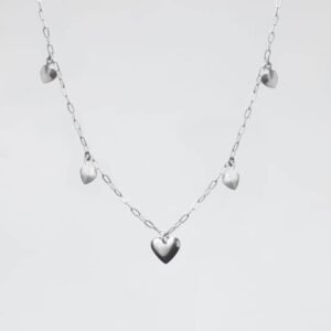 Love Silver Necklace