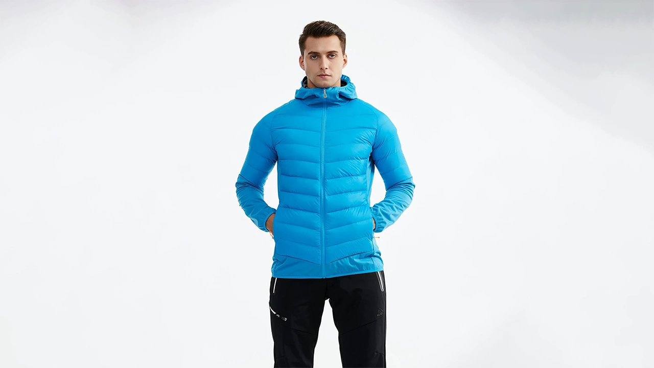 The Stylish Lightblue Puffer Jacket