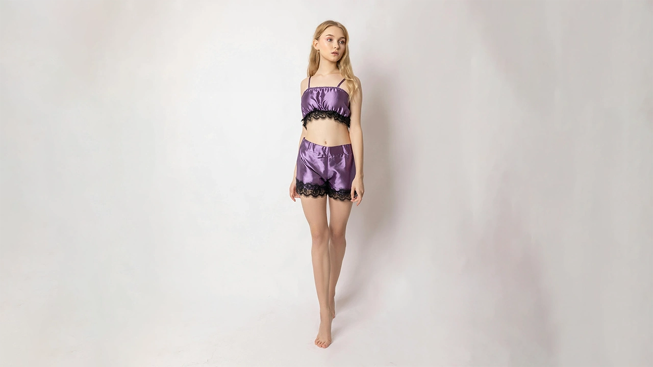 Styling the Purple Satin Loungewear Set for Relaxed Luxury